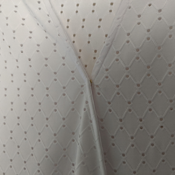 White Faux Wrap Top - Picture 6 of 6